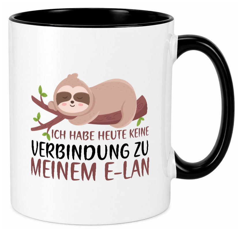 Verbindung zum Elan | WLAN Faultier Faulpelz Laufband Humor Tierliebhaber