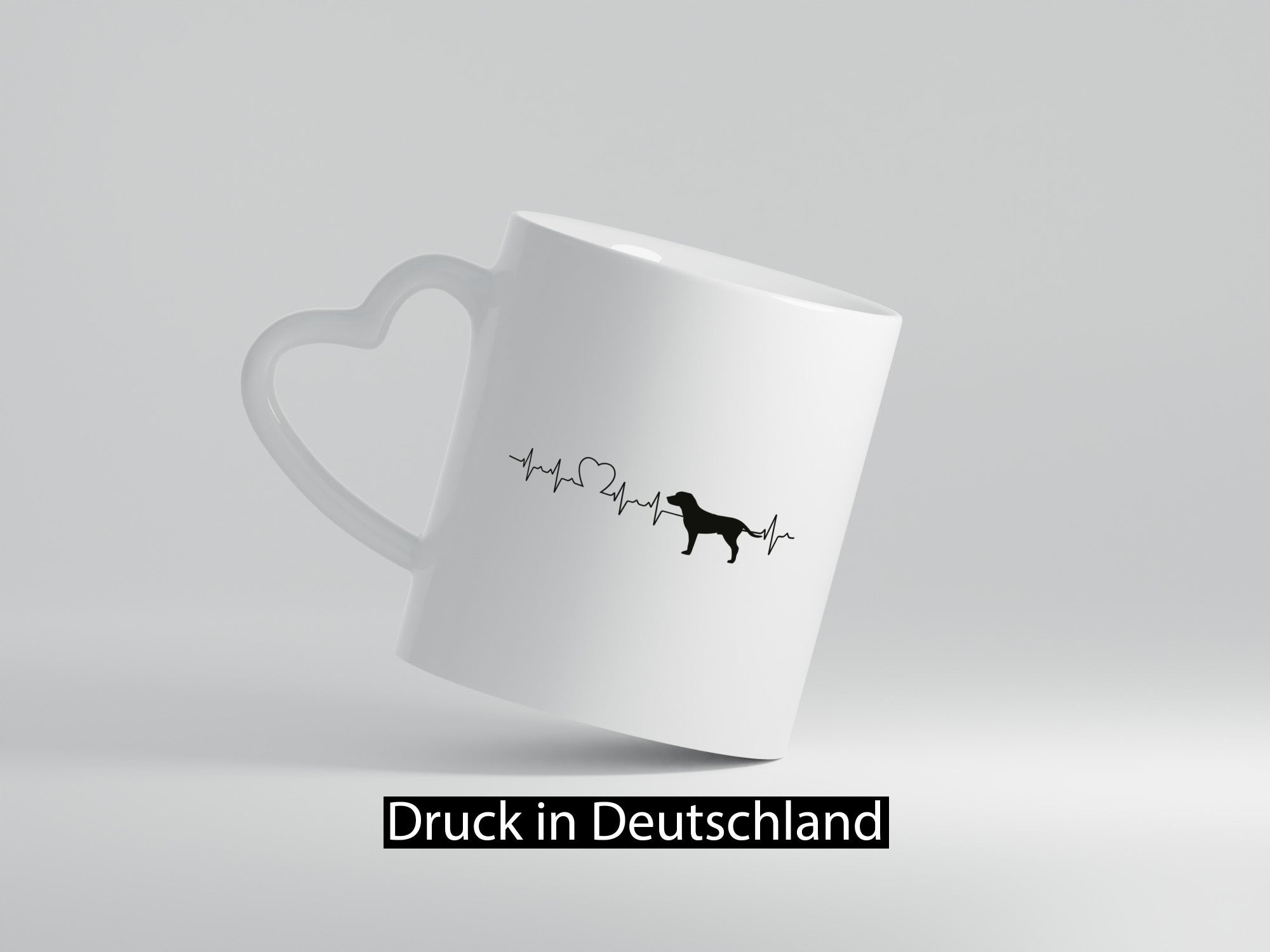 Dackel Herzschlag | Motiv Hund Hundebesitzer Geschenk Tierliebhaber Humor