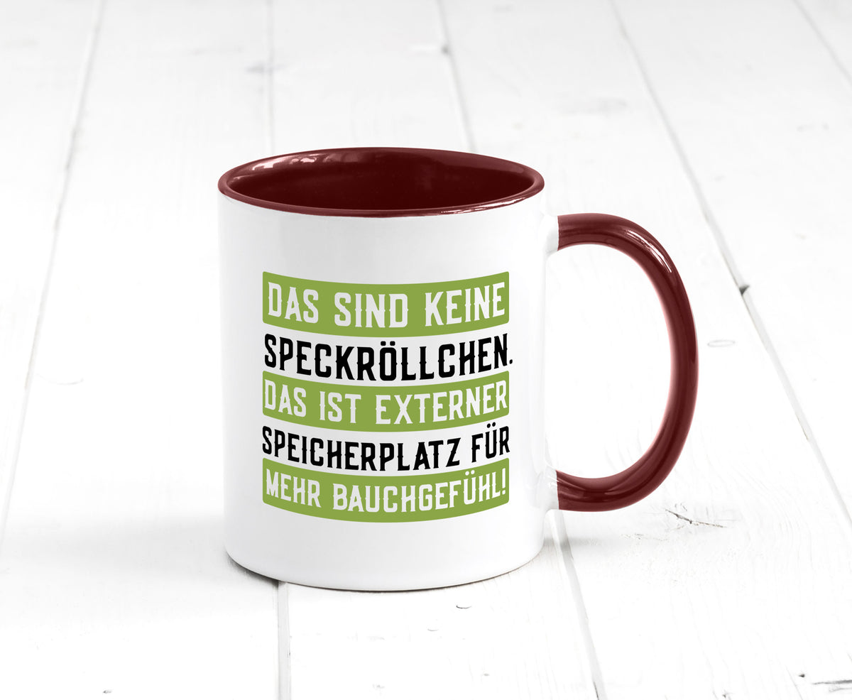 Keine Speckröllchen | Softwareentwickler PC Körperfülle Geschenkidee Humor Tasse