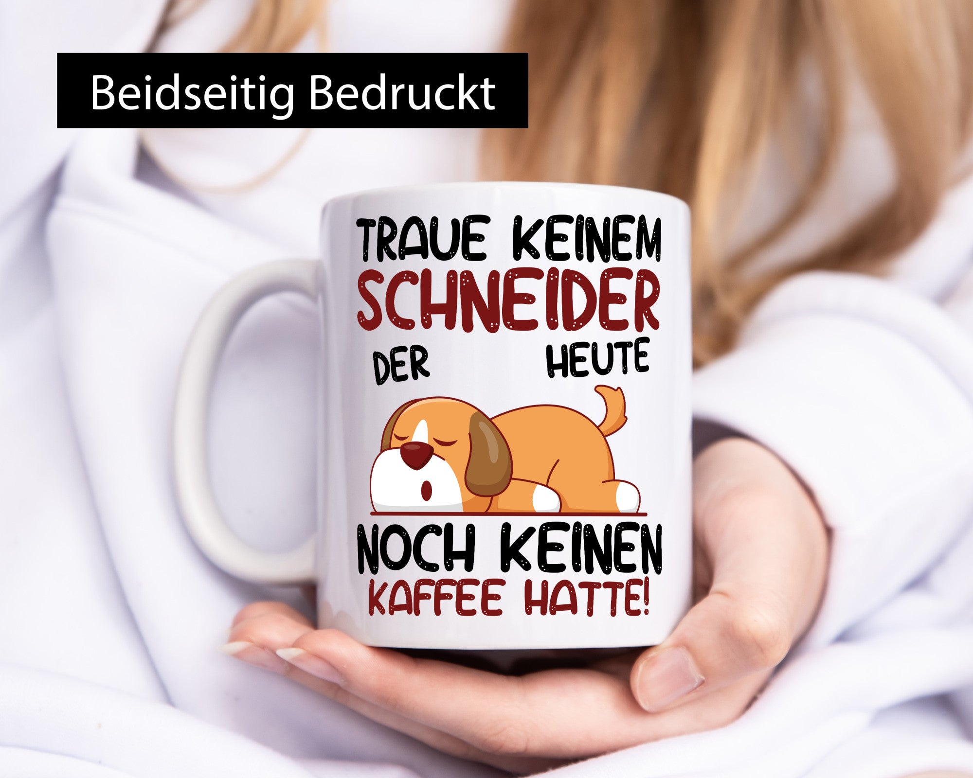 Traue keinem Schneider | Beruf Schneiderei lustiger Spruch Geschenk Arbeit