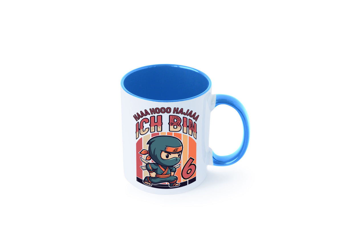 6. Geburtstag | Ninja Junge 6 Jahre Humor Geschenkidee Tasse