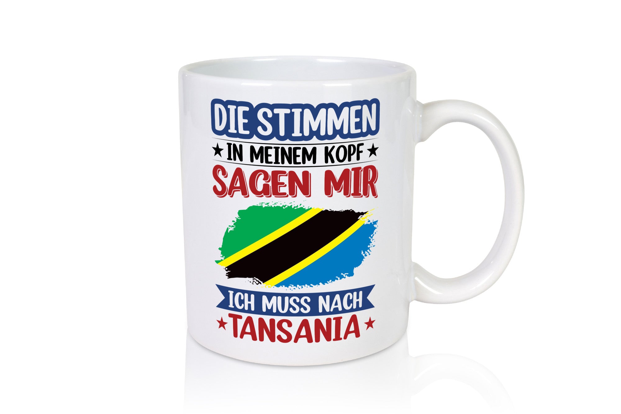 Tansania | Urlaub Stimmen in meinem Kopf Traumland v2 lustiger Spruch Geschenk