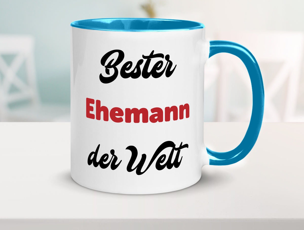Bester Ehemann der Welt | Ehepaar Geschenkidee Humor Tasse