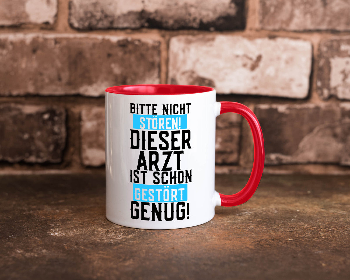 Bitte nicht stören | gestörter Arzt Sarkasmus Klinik Geschenkidee Humor Tasse