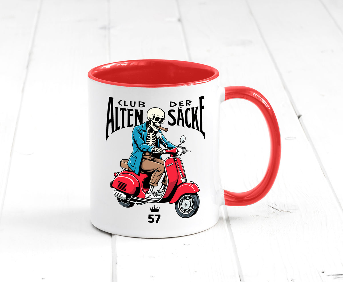 57. Geburtstag | 57 Jahre Club der alten Säcke v2 Geschenk Geschenkidee Tasse