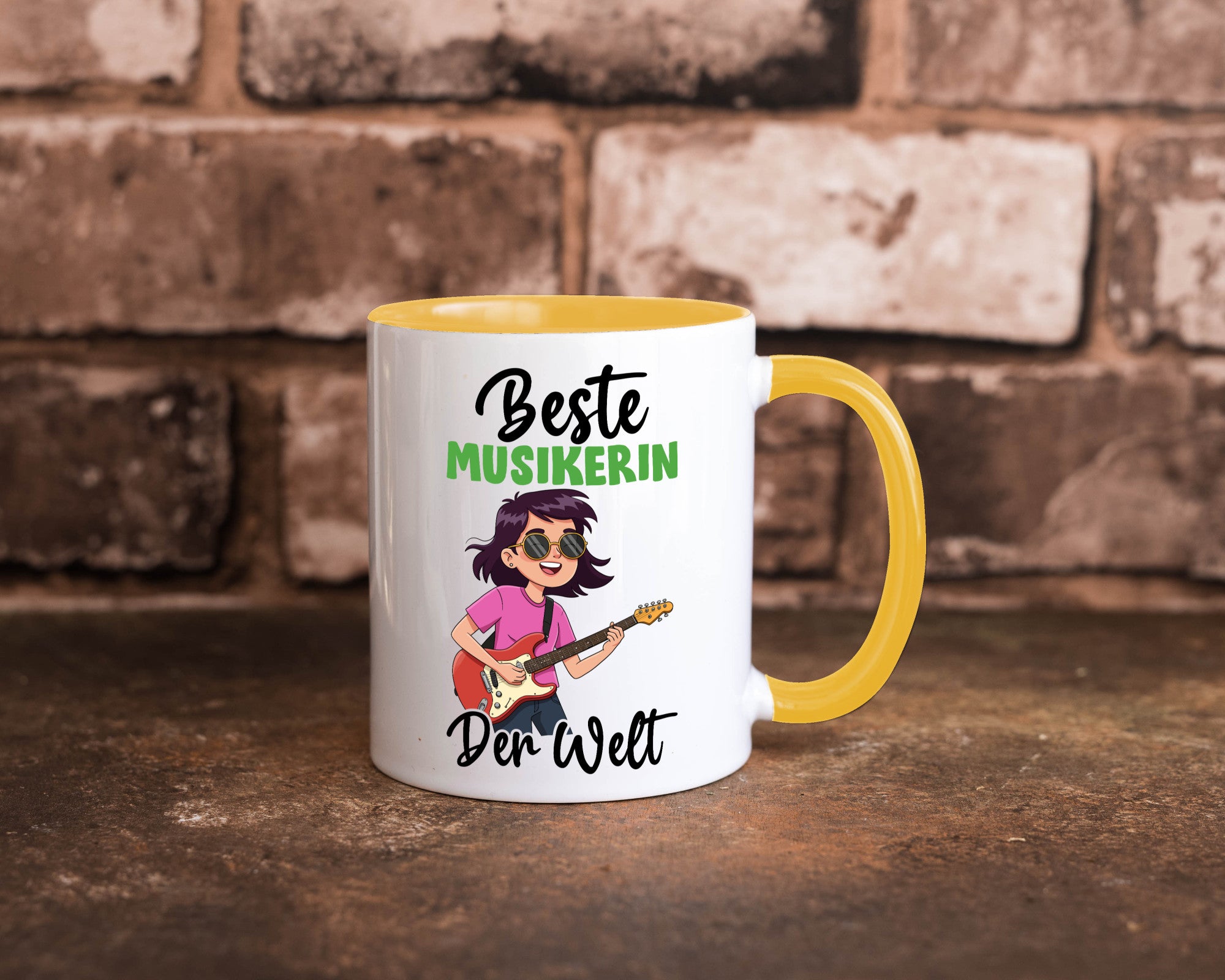 Beste Musikerin | Musik Musikantin v2 Geschenkidee Humor Tasse