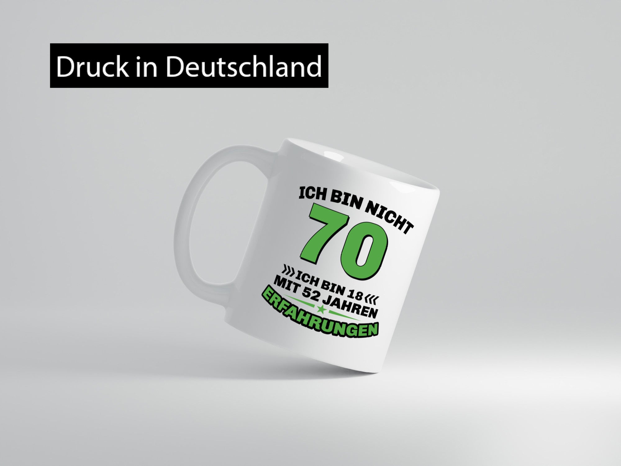 Ich bin nicht 70 | 18 mit 52 Jahre Erfahrung Rentner Humor Ruhestand Jubiläum
