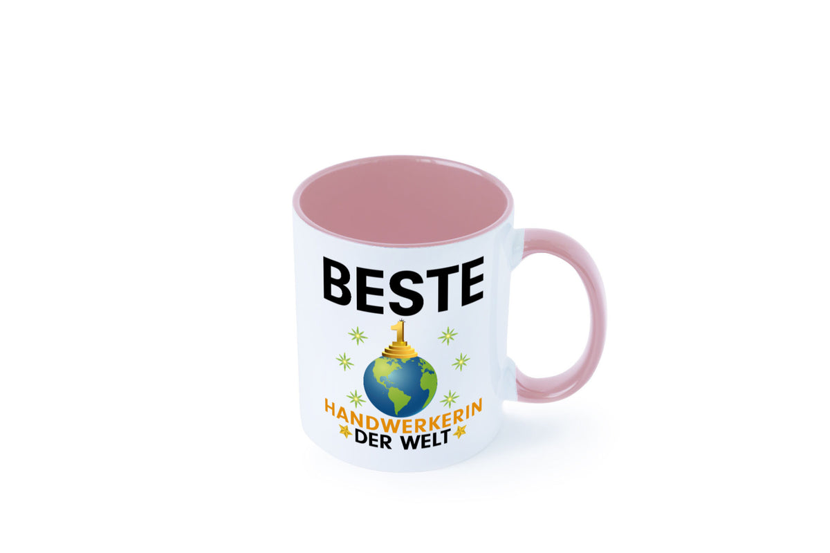 Welt Beste Handwerkerin | Handwerkerinnen lustiger Spruch Geschenk Humor Tasse