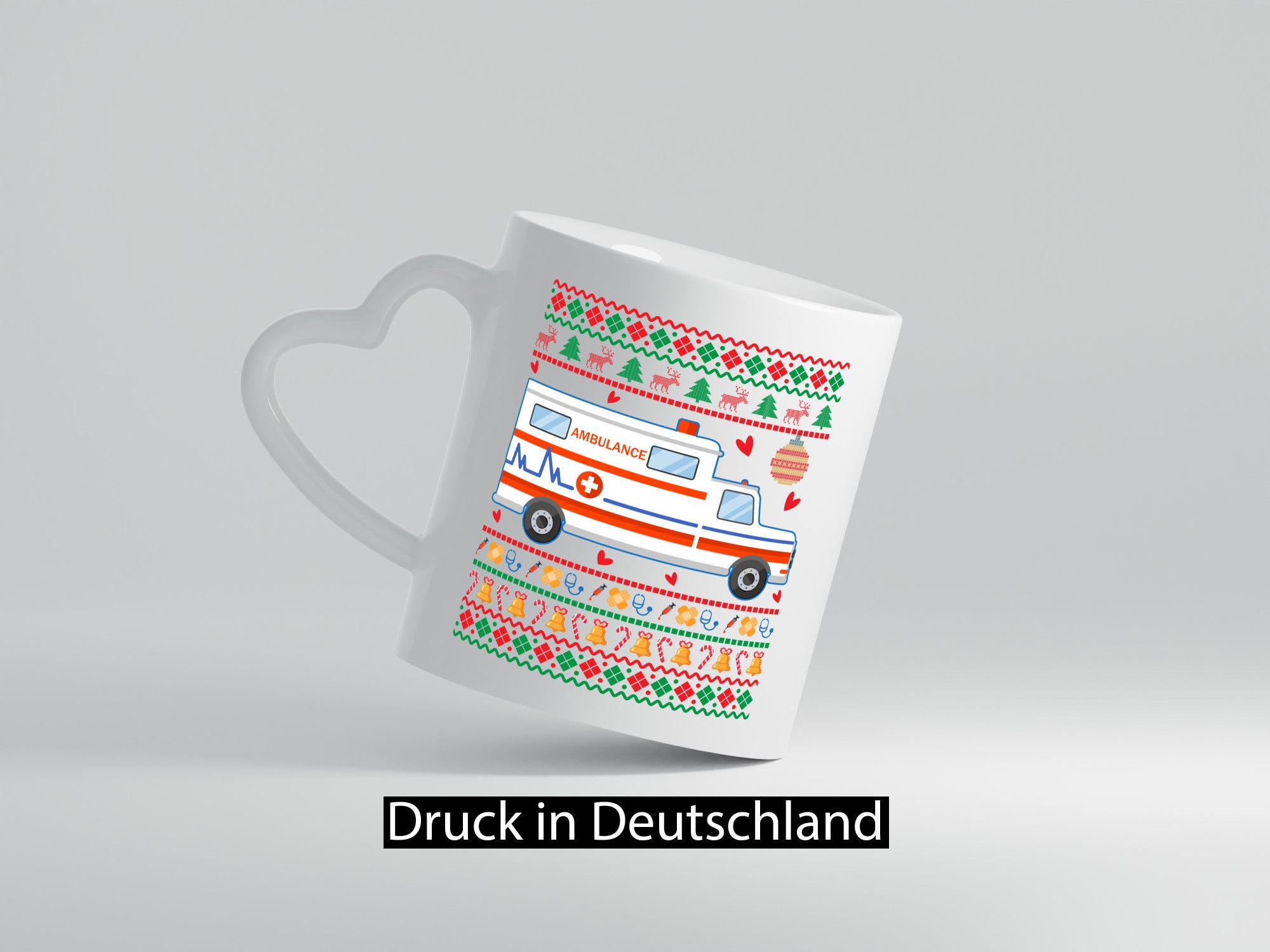 Krankenwagen | Ugly Christmas Emergency lustig Humor Geschenkidee Geschenk Tasse