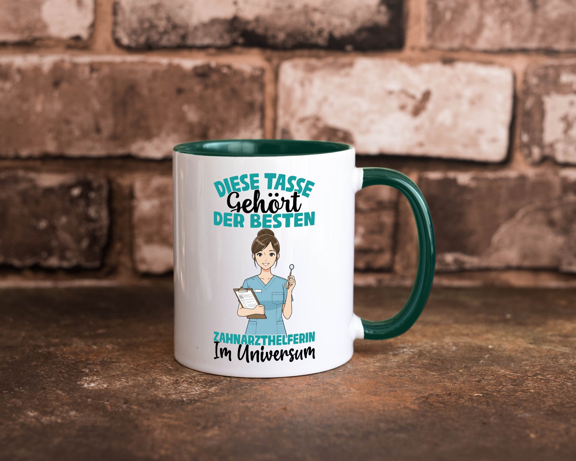 Im Universum: Zahnarzthelferin | Zahnmedizin Humor Geschenkidee Tasse