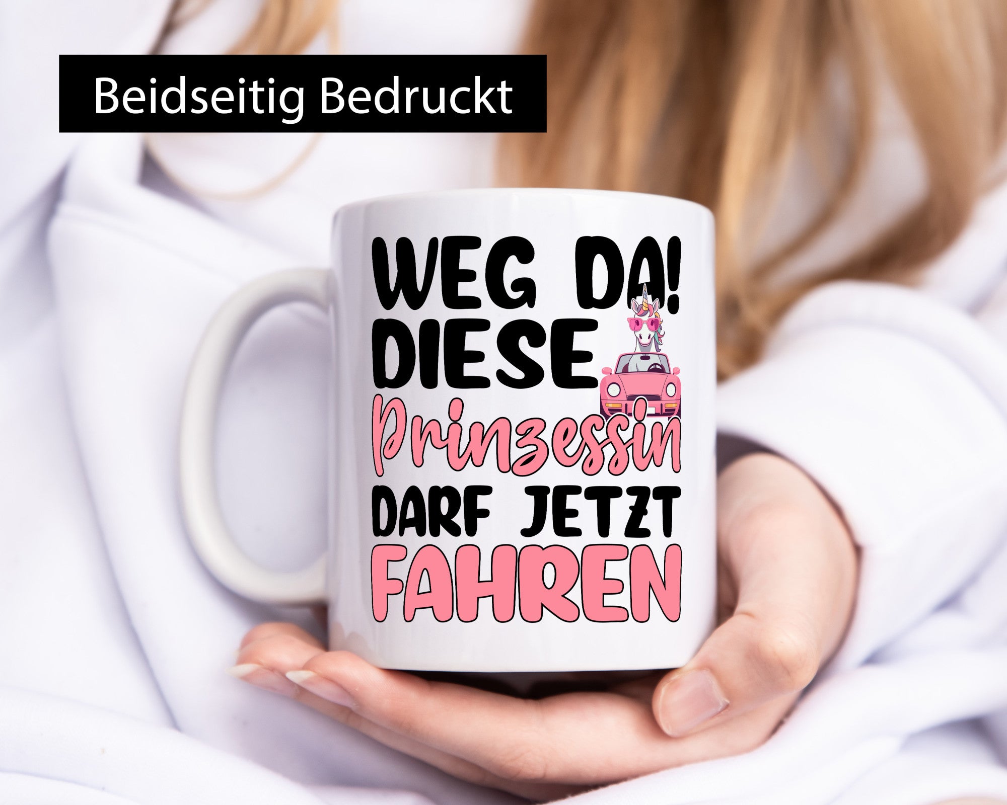 Prinzessin darf jetzt Fahren | Führerschein Einhorn lustiger Spruch Geschenk