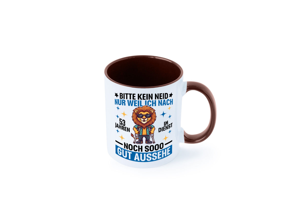 53 Jahre im Dienst | Arbeitsjubiläum Arbeit Geschenkidee Kollegen Büro Humor Tasse