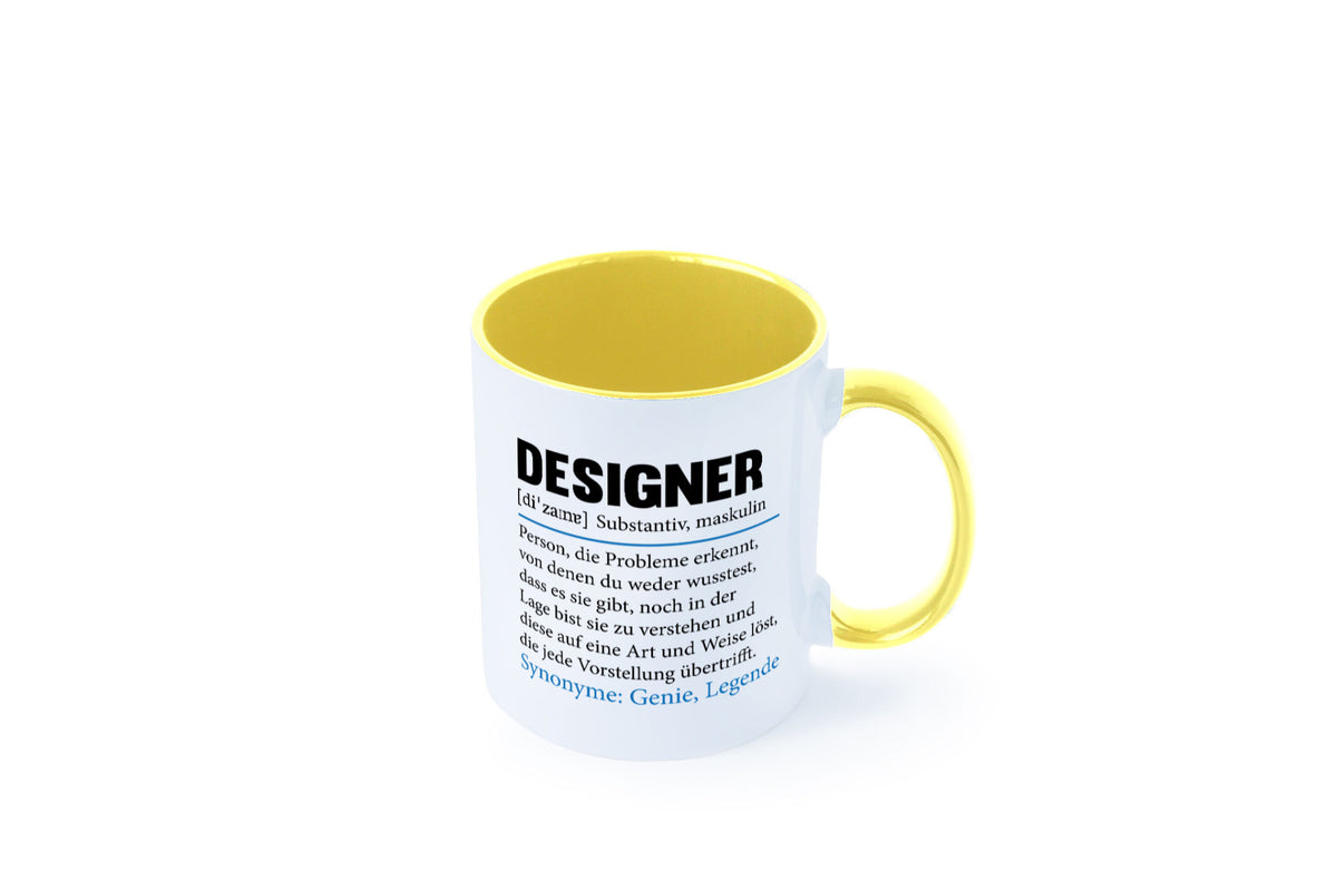 Designer Beruf | Gestalter Medien Schmuck Mode Geschenk Arbeit Kollegen Büro Tasse