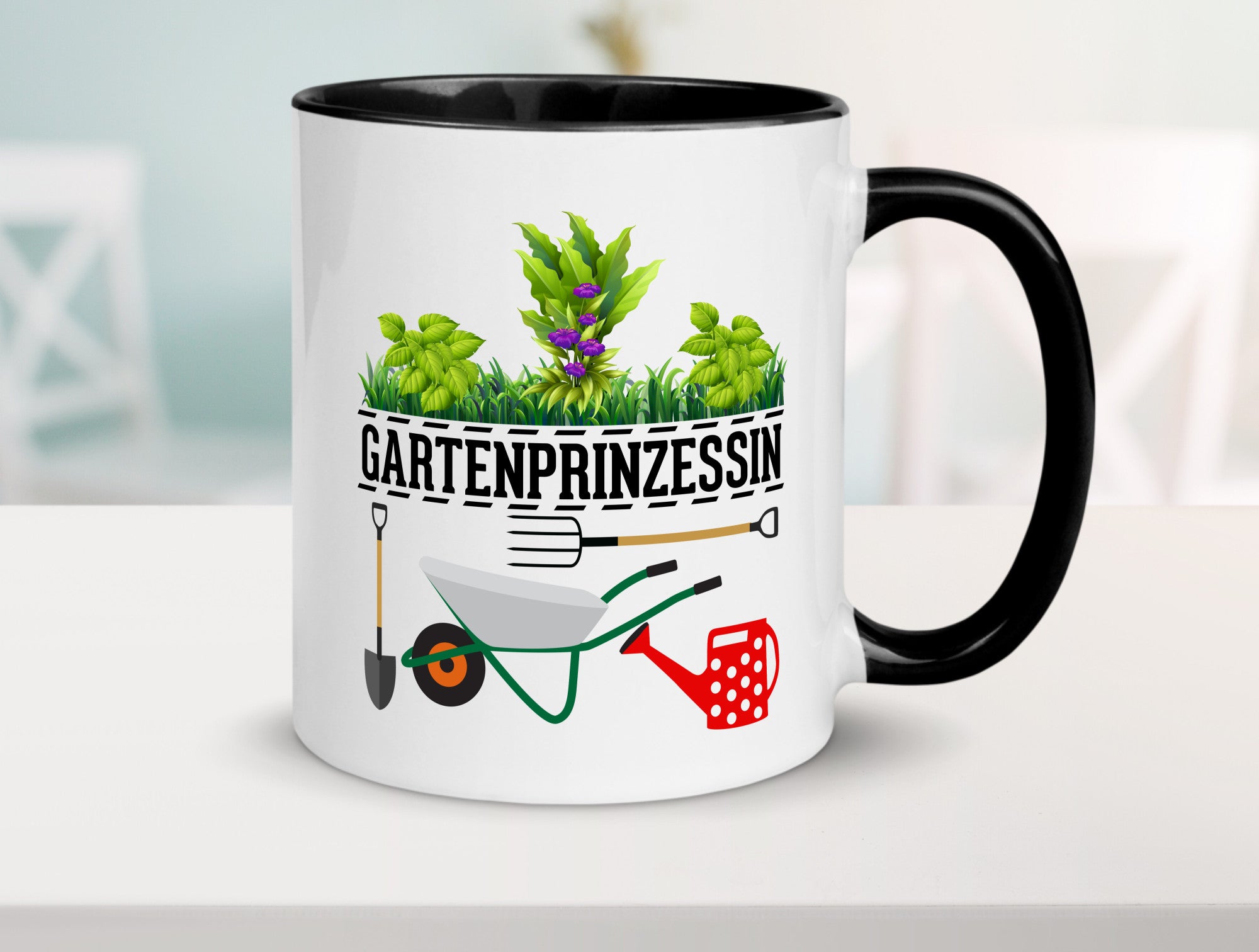 Gartenprinzessin | Gärtnerin Gartenliebhaber Geschenk Humor Geschenkidee
