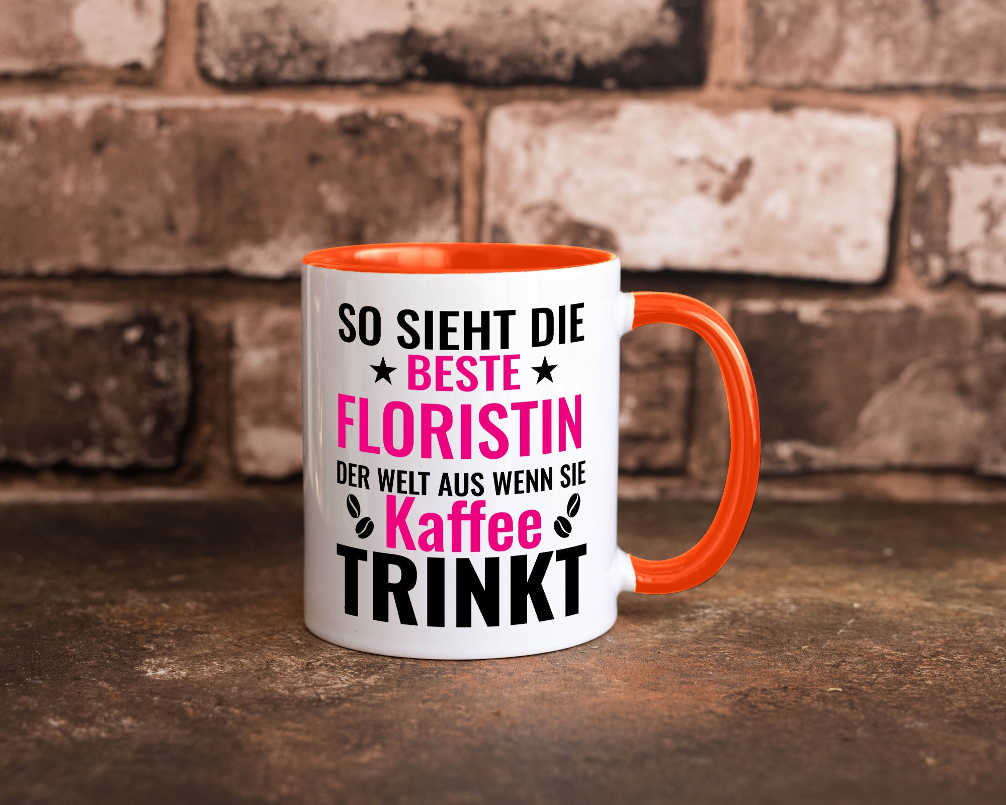 Kaffee trinkt: Floristin | Blumen Verkäuferin lustiger Spruch Geschenk Humor