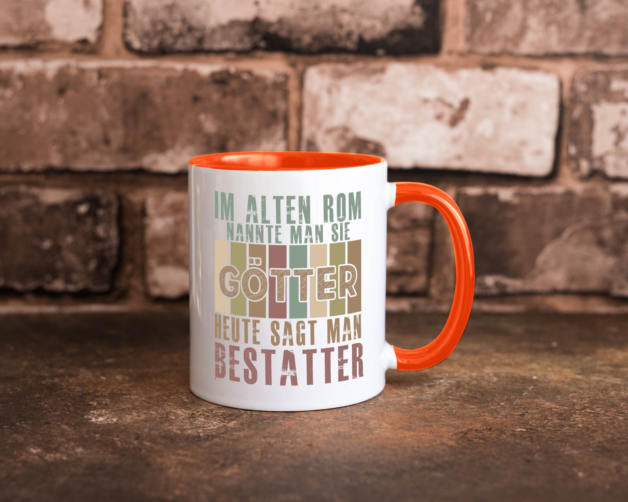 Heute sagt man: Bestatter | Bestattung Totengräber Geschenk Humor Geschenkidee