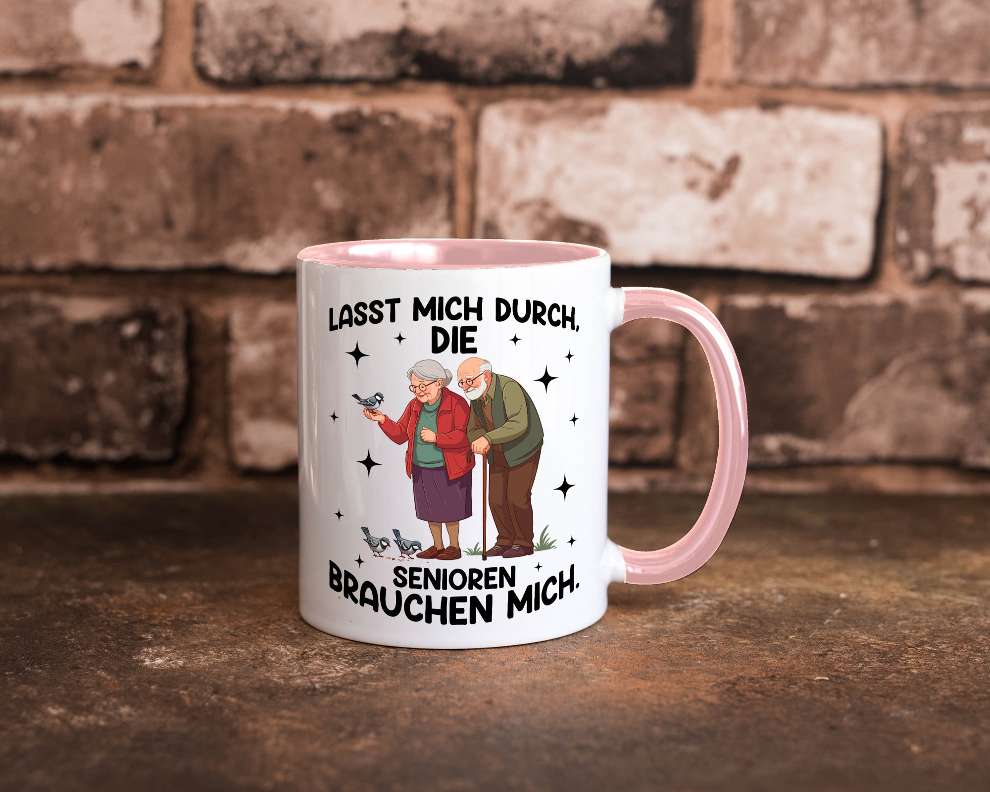 Senioren brauchen mich | Altenpflege Pflegekraft lustiger Spruch Geschenk Humor
