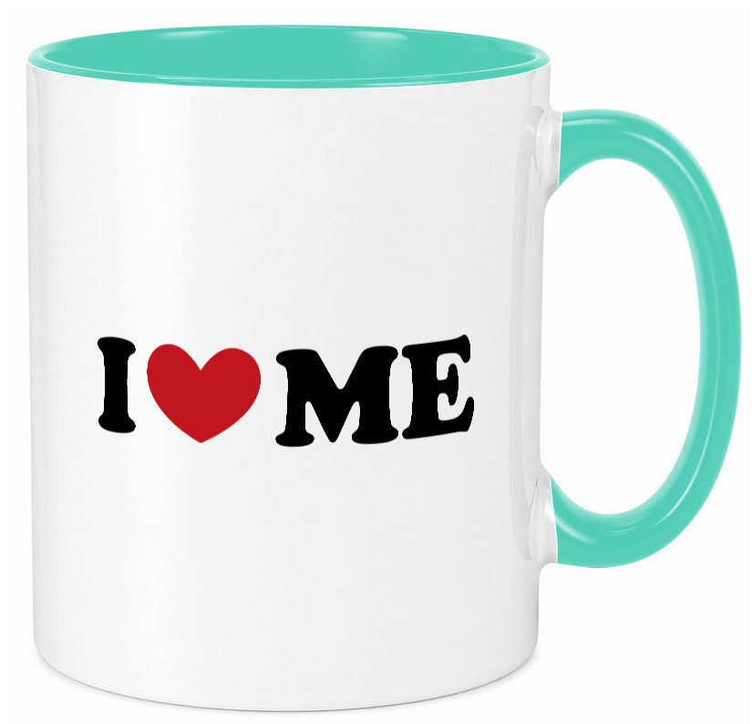 I love me vl8 Geschenk Humor Geschenkidee lustiger Spruch Tasse