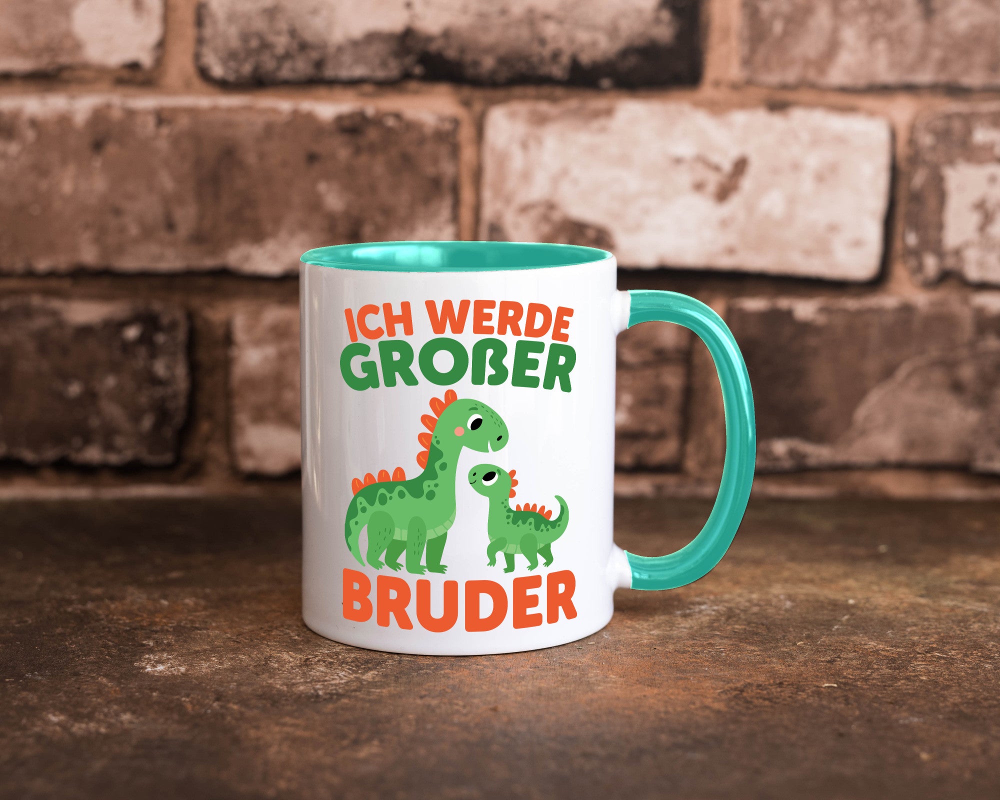 Ich werde Großer Bruder | Dino Brudersaurus lustig Humor Geschenkidee Geschenk