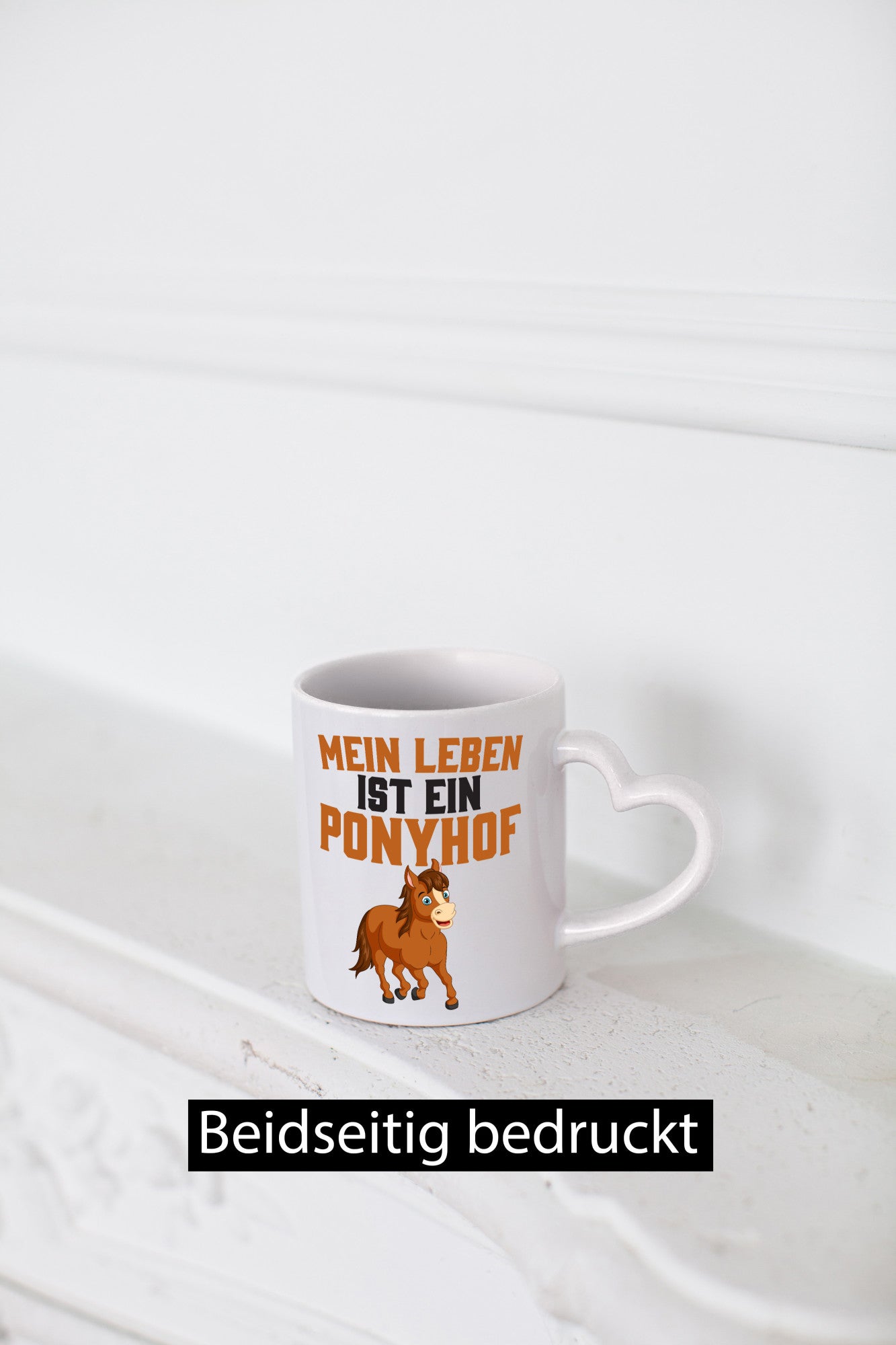 Mein Leben ist ein Ponyhof | Pferdeliebhaber Reithof lustig Humor Geschenkidee