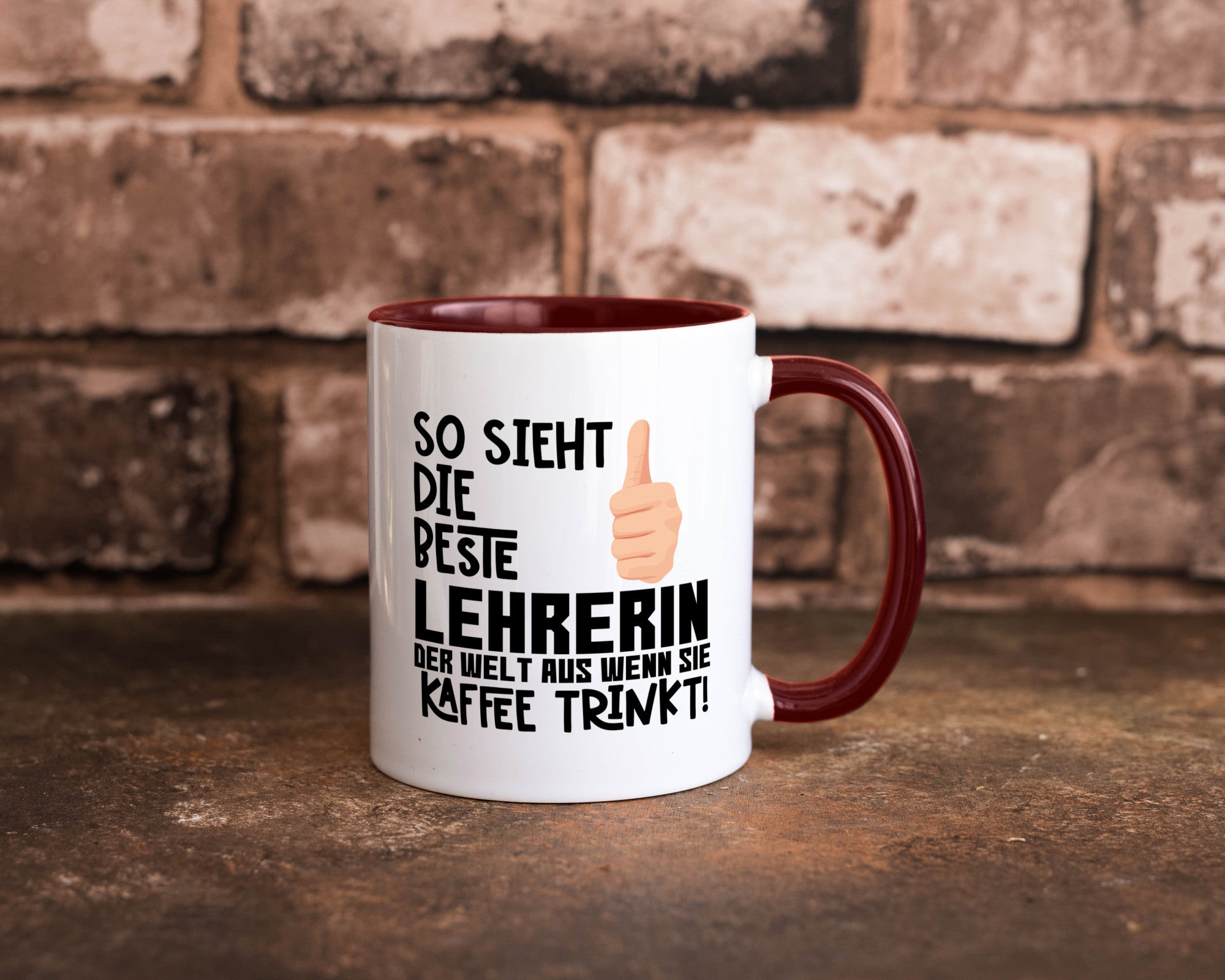 Beste Lehrerin | Lehrer Tasse Schule Dankeschön lustiger Spruch Geschenk Humor