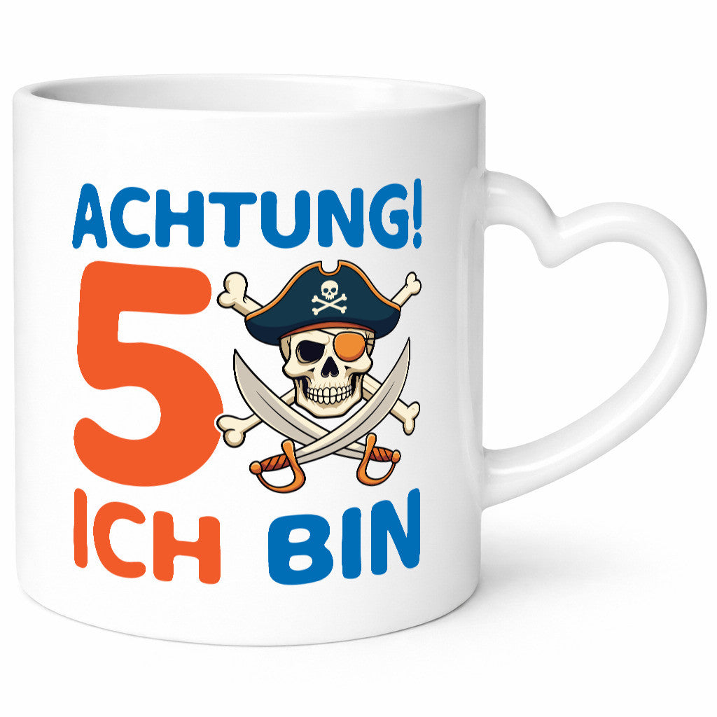 5. Geburtstag | 5 Jahre Pirat lustig Geschenkidee Geschenk Tasse