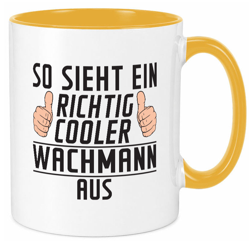 Richtig Cooler Wachmann | Wachpersonal Nachtwächter lustig Humor Geschenkidee