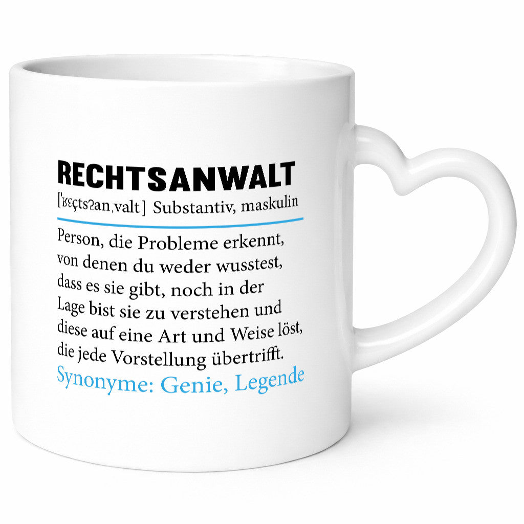Rechtsanwalt | Spruch Anwalt Humor Jurist v2 Geschenkidee Tasse