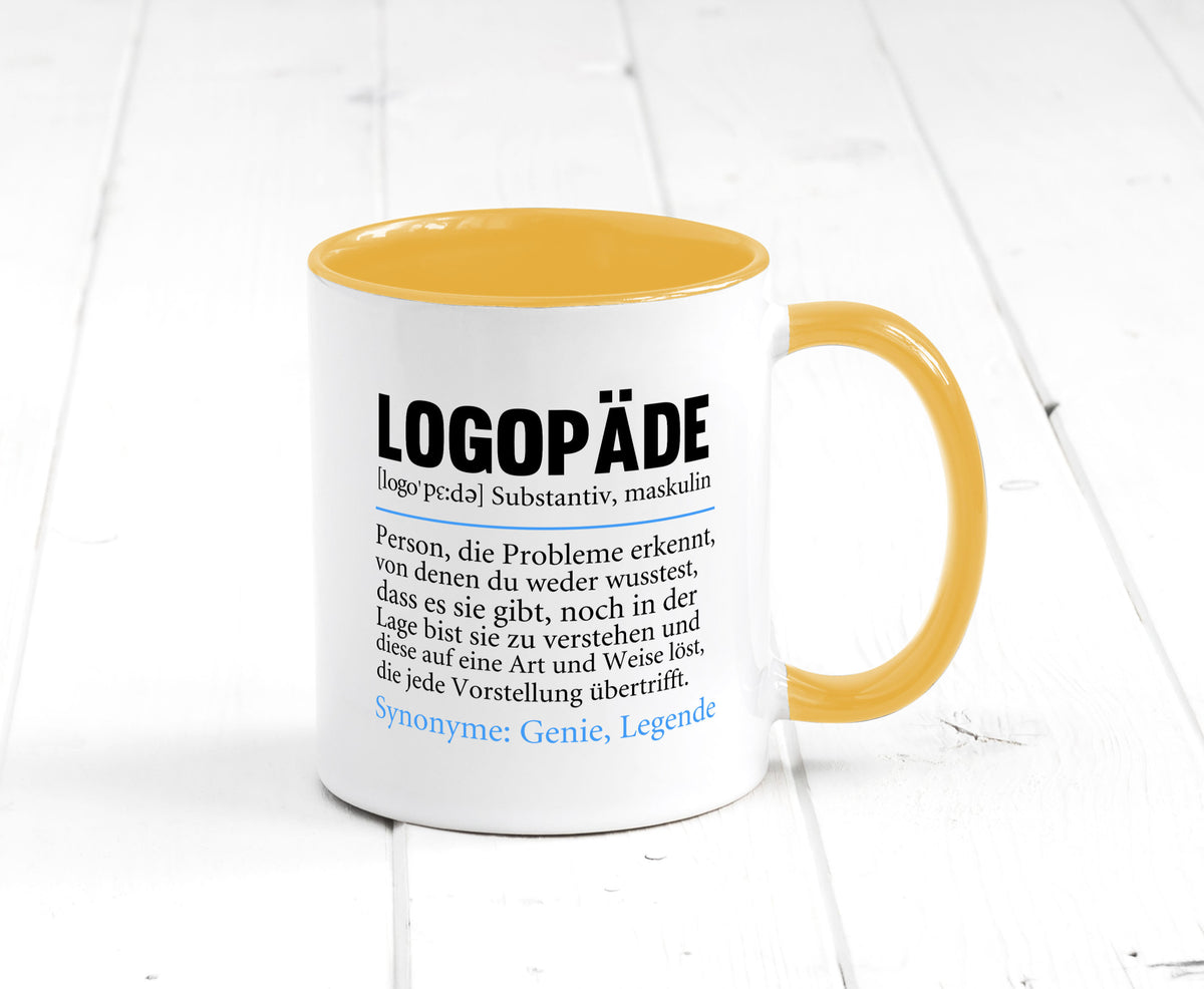 Logopäde | Spruch lustig Sprachtherapie Beruf lustiger Geschenk Arbeit Kollegen Tasse