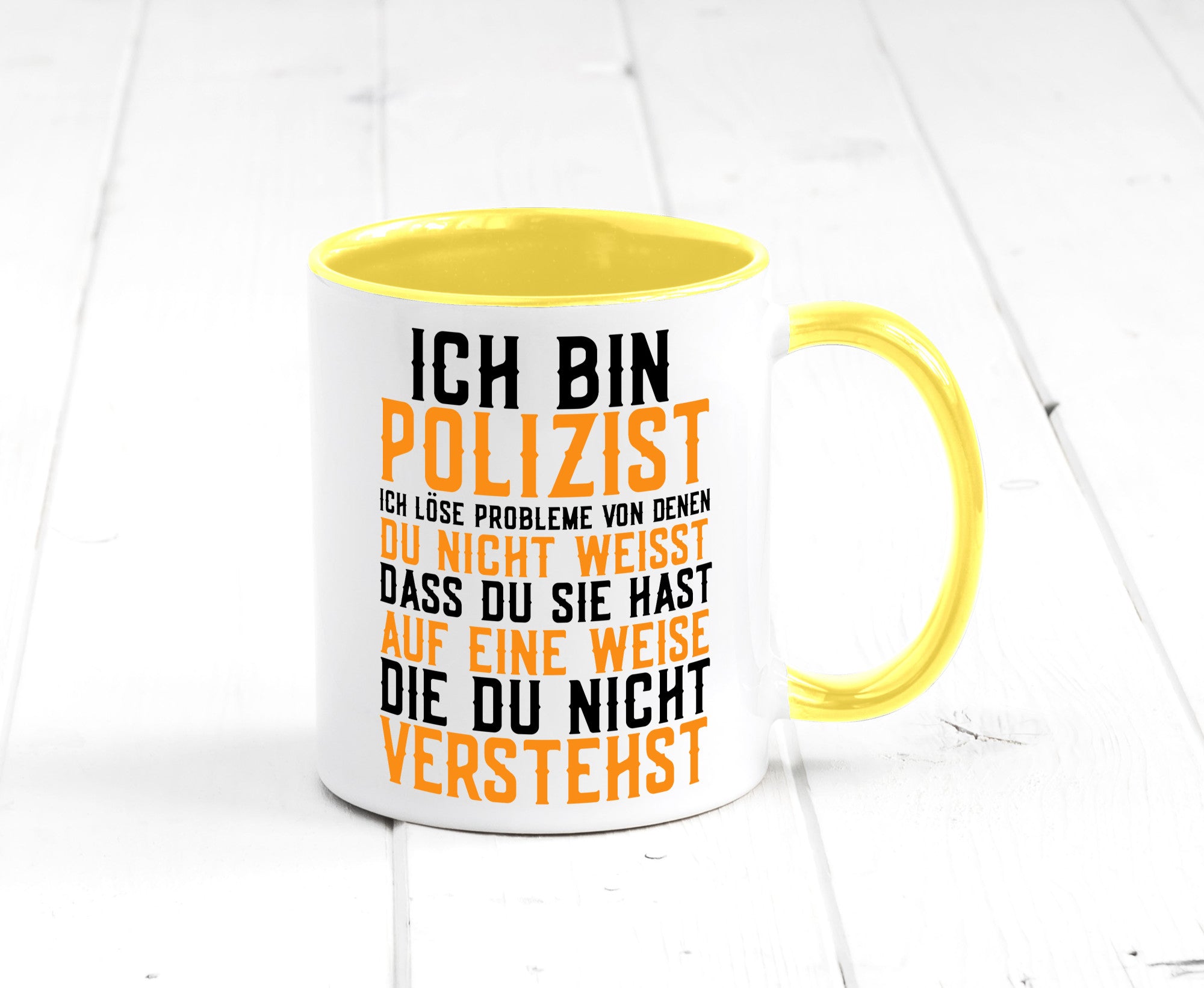 Ich bin Polizist | Polizei Beruf Job lustiger Spruch Geschenk Arbeit Kollegen