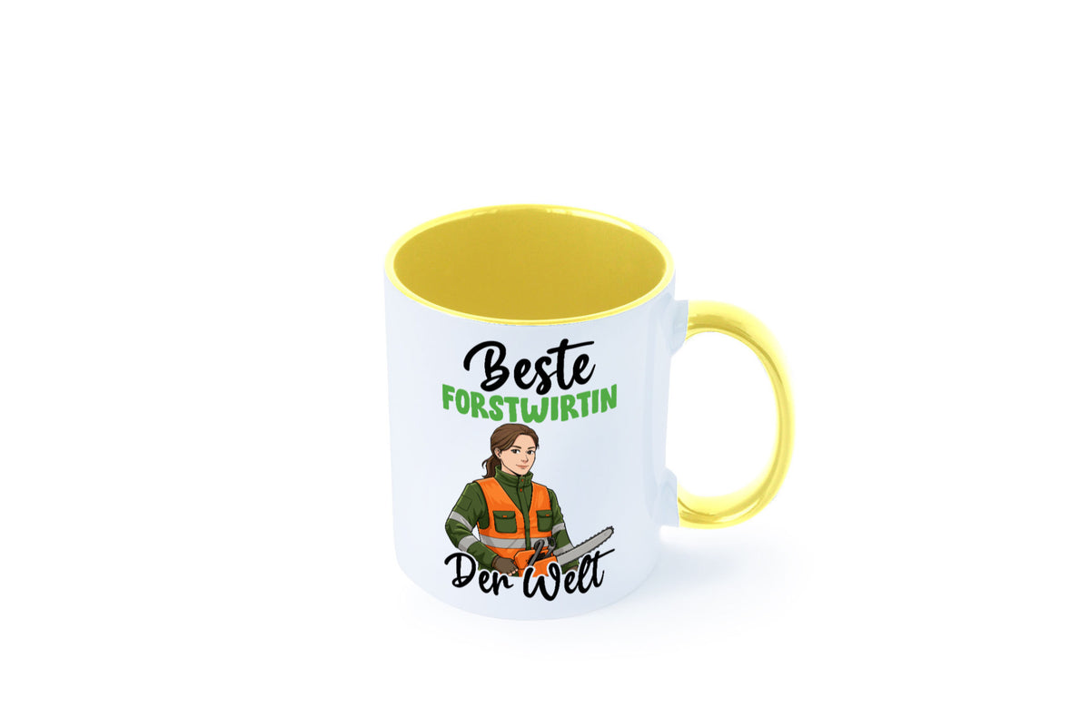 Beste Forstwirtin | Forst Wirtin v2 lustig Humor Geschenkidee Geschenk Tasse