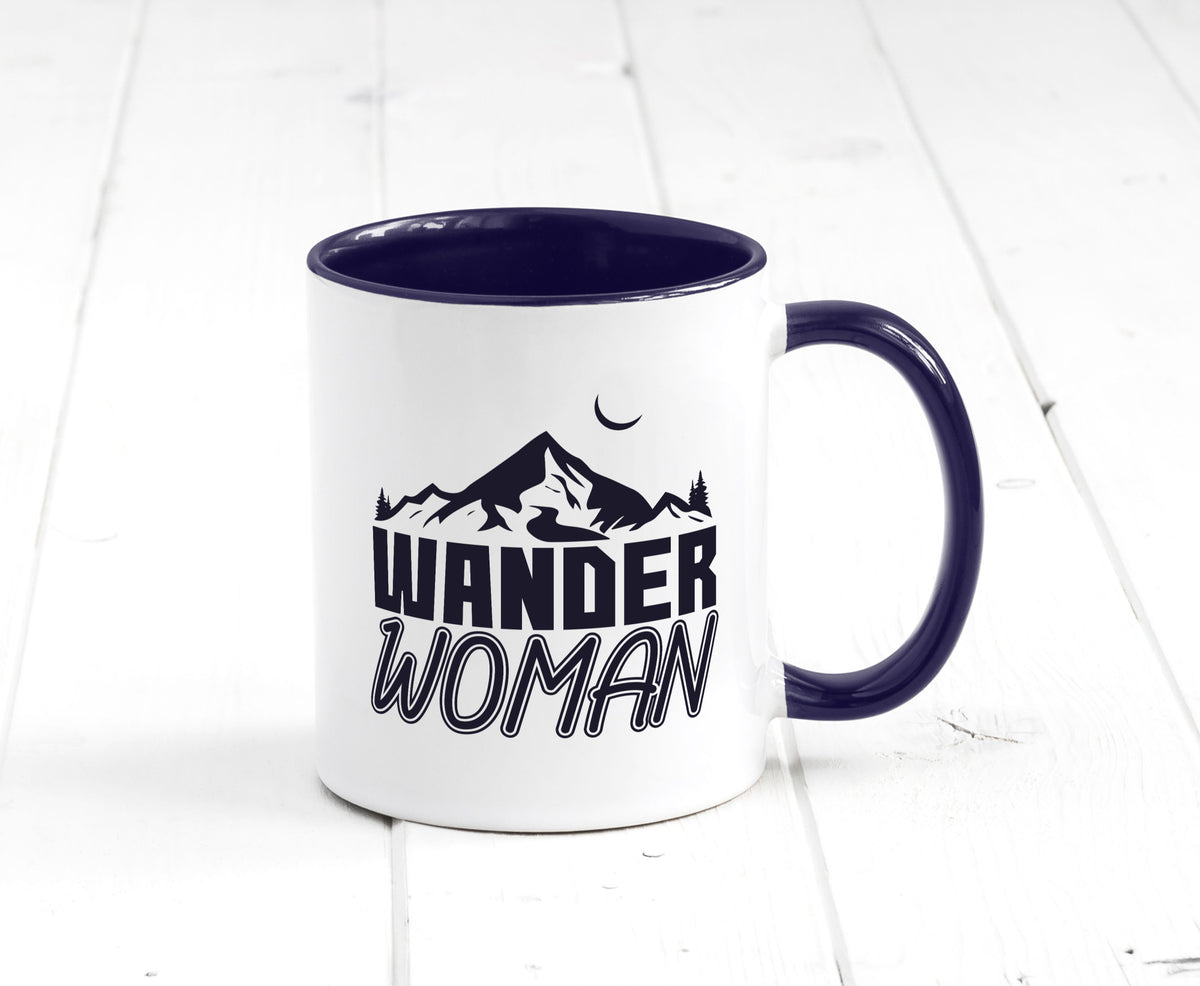 Wander Woman | Frauen Tasse Wanderer Bergsteigen lustig Familie Geschenkidee