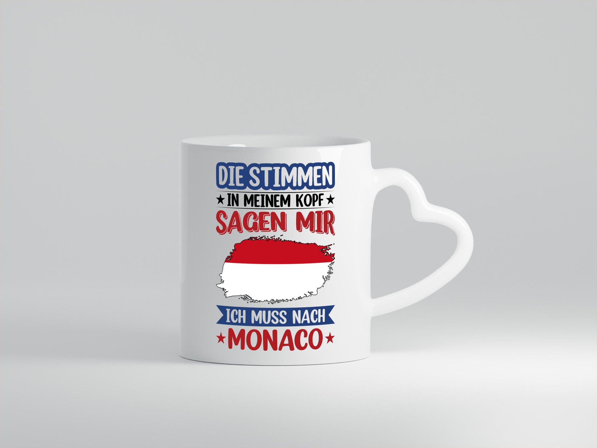 Monaco | Urlaub Stimmen in meinem Kopf Traumland Geschenk Humor Geschenkidee