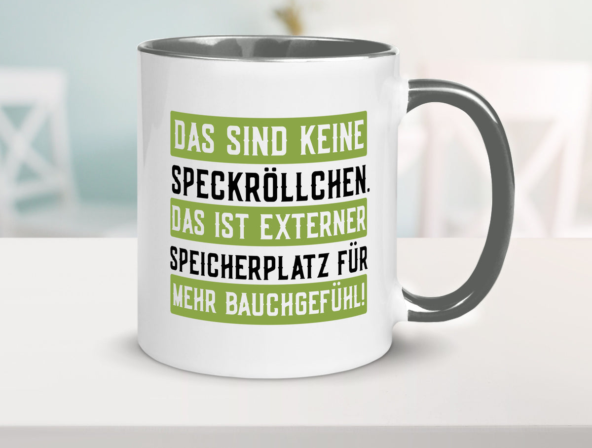 Keine Speckröllchen | Softwareentwickler PC Körperfülle Geschenkidee Humor Tasse