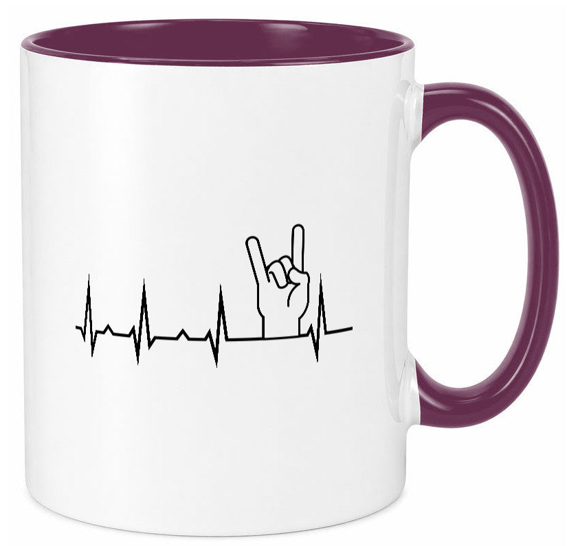 Heavy Metal Motiv | Rocker Musiker Rock Musik Geschenk Humor Geschenkidee Tasse