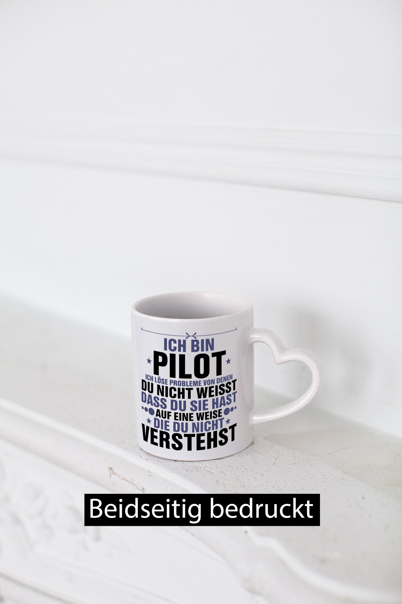 Löse Probleme: Pilot | Flugzeug Piloten v2 Humor Geschenkidee Tasse
