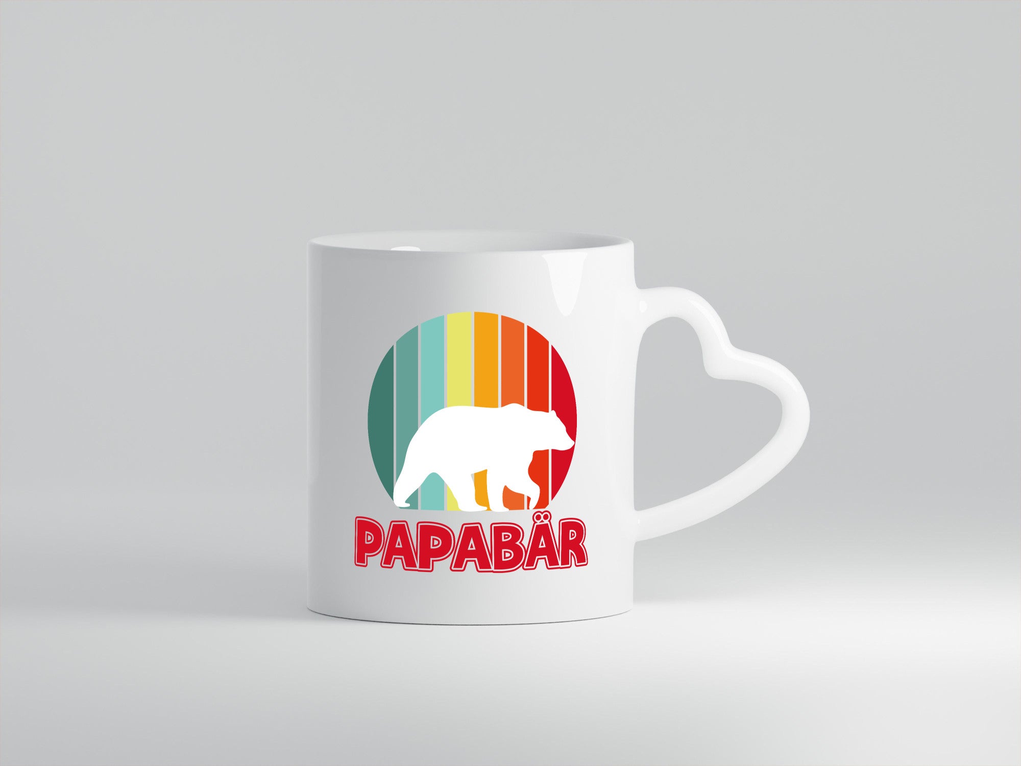 Papabär | Papa Tasse Vater Vatertag Bär lustiger Spruch Geschenk Familie