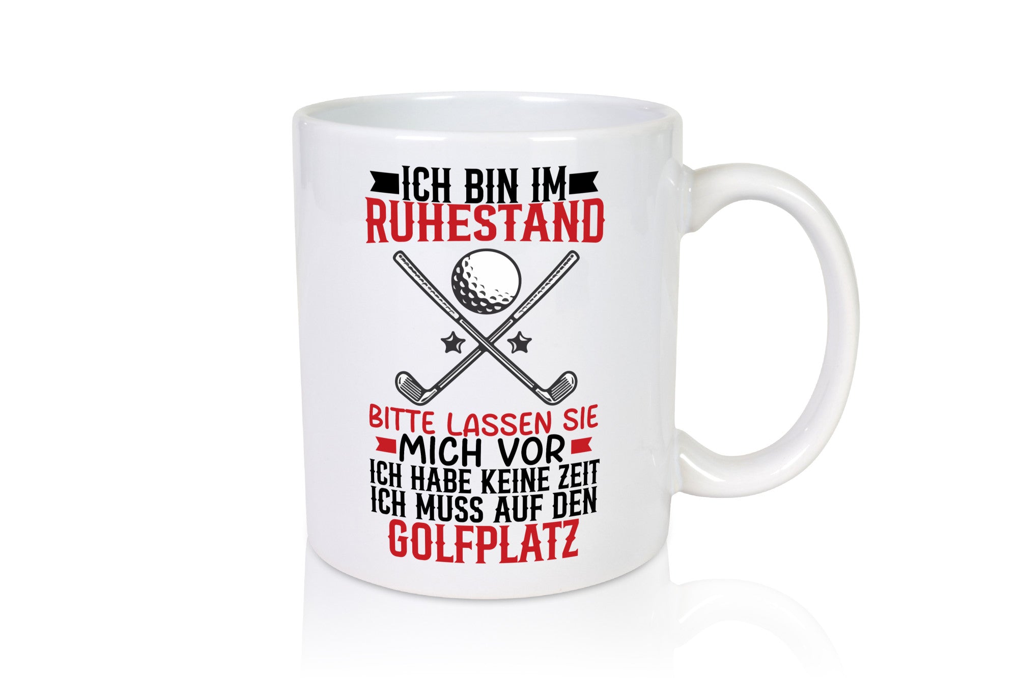 Rentner | Golf spielen Golfplatz Ruhestand genießen lustig Jubiläum Geschenk