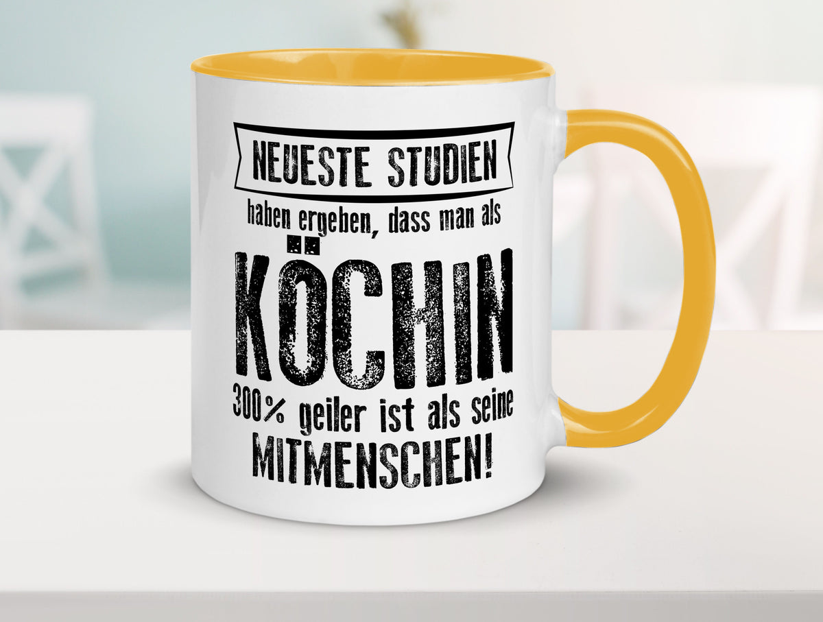 Neuste Studien: Köchin | Chefköchin Chefkoch Geschenk Arbeit Kollegen Büro Tasse