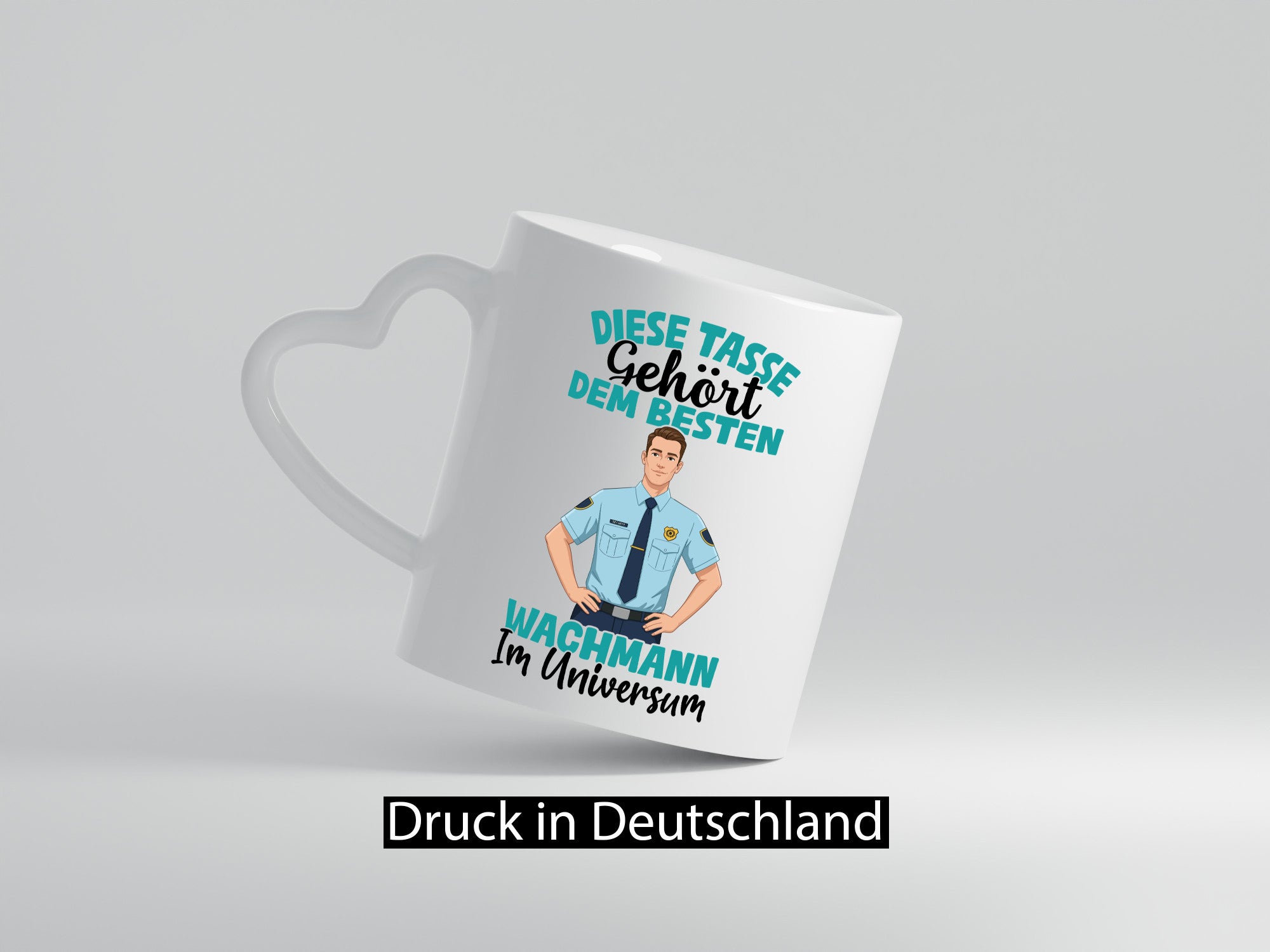 Im Universum: Wachmann | Wachpersonal Nachtwächter Geschenkidee Humor Tasse