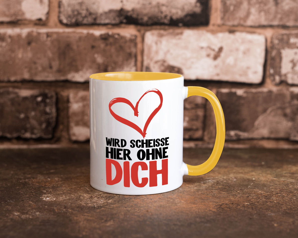 Wird Scheisse Geschenk Humor Geschenkidee lustiger Spruch Tasse