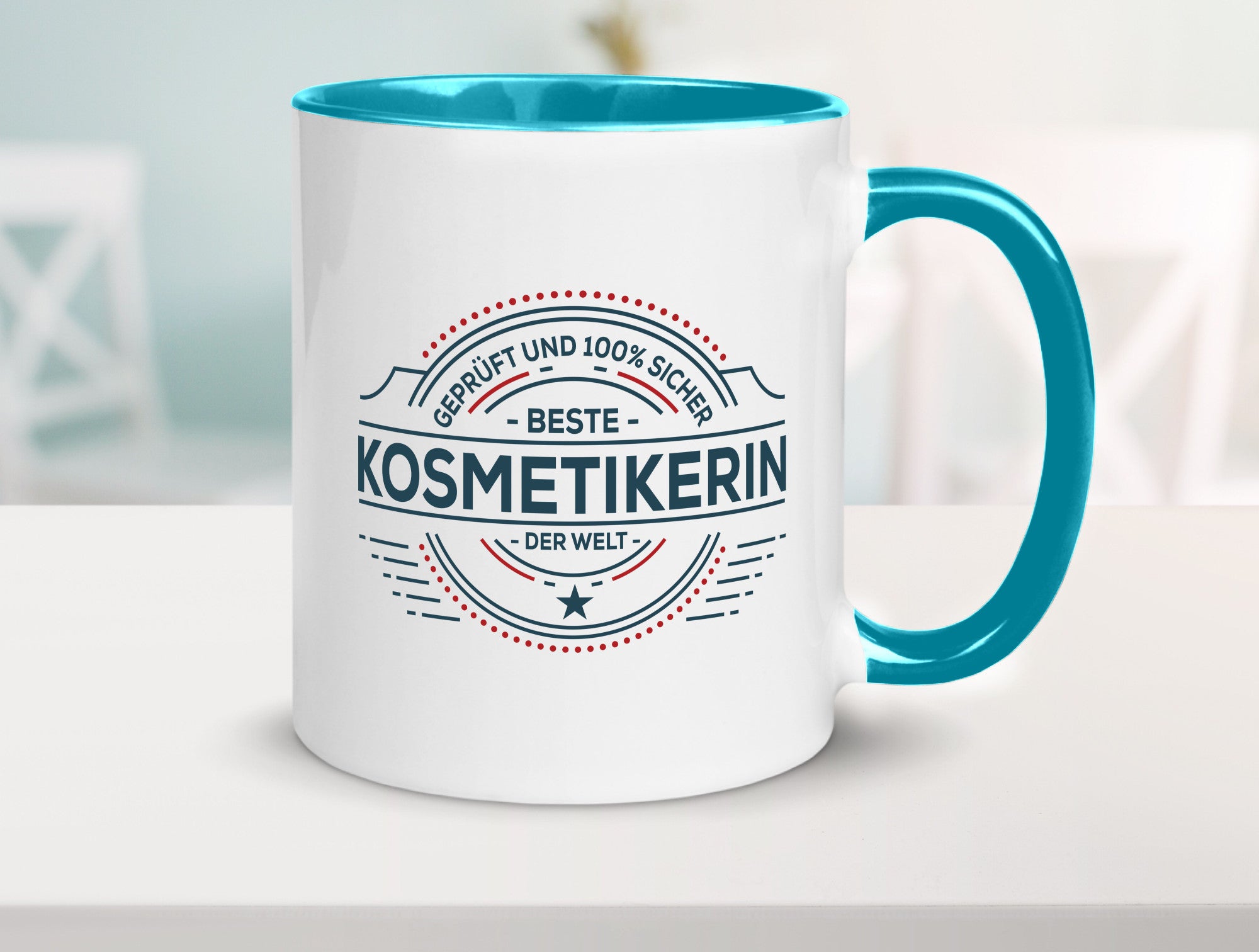 Geprüft und sicher: Kosmetikerin | Kosmetik Stylistin lustig Humor Geschenkidee