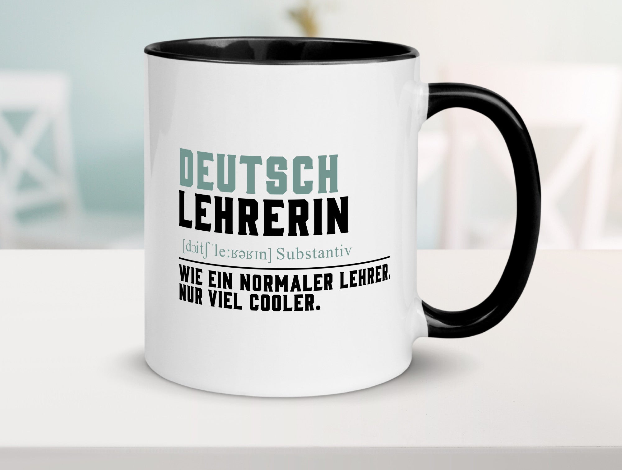 Deutschlehrerin | Lehrerin Unterricht Lieblinglehrerin Geschenkidee Humor Tasse
