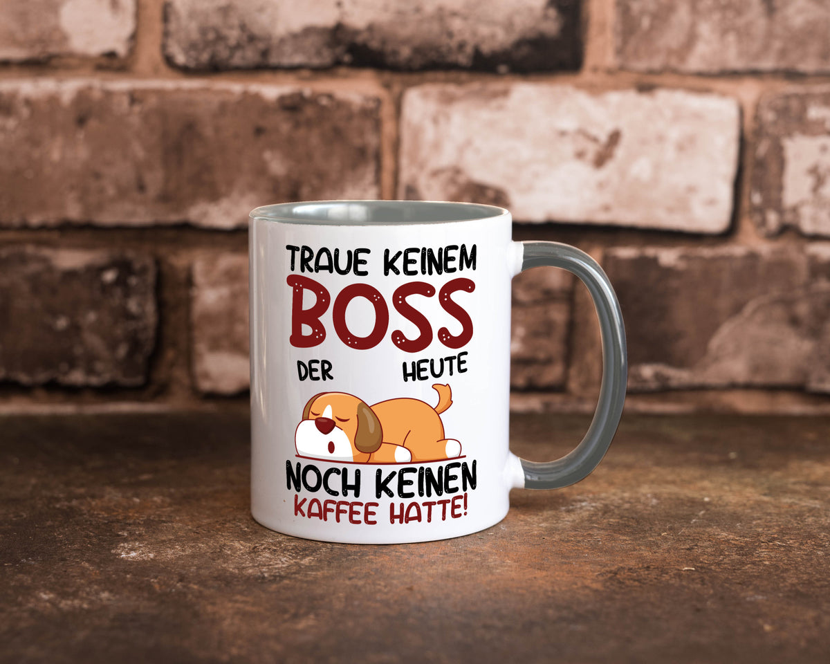 Traue keinem Boss | Führungskraft Vorgesetzter Geschenkidee Humor Tasse