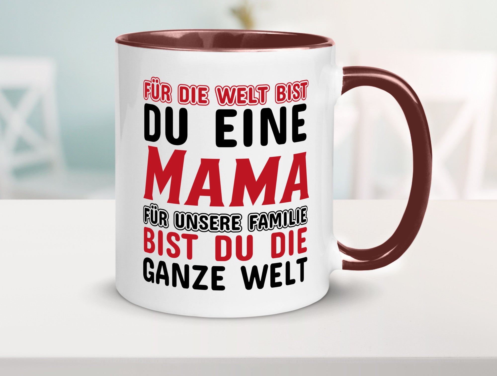 Beste mama der Welt lustiger Spruch Geschenk Familie Geschenkidee Tasse