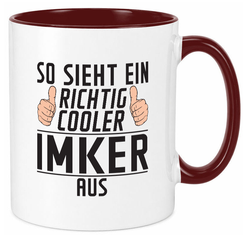 Richtig Cooler Imker | Imkerei Geschenkidee Humor Tasse