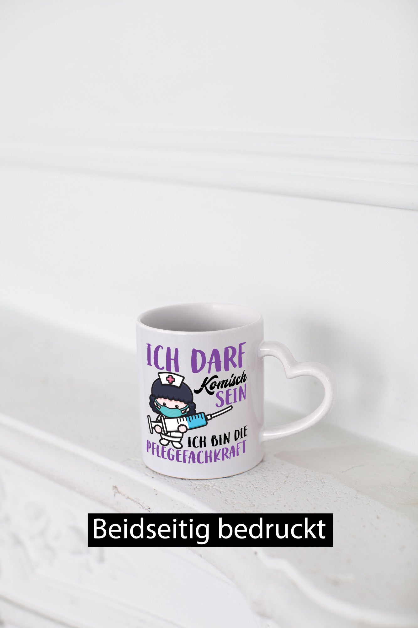 Ich darf kommisch sein | Pflegekraft Krankenschwester Humor Geschenkidee Tasse