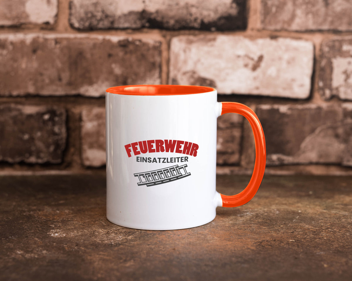 Feuerweher Einsatzleiter | Feuerwehrmann Feuerlöscher Geschenk Humor Tasse