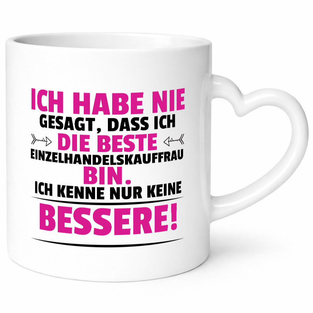 Die Beste Einzelhandelskauffrau | Einzelhandel Geschenkidee Humor Tasse