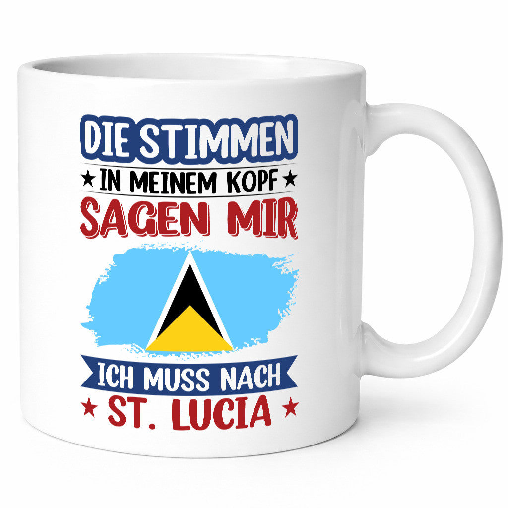 St. Lucia | Urlaub Stimmen in meinem Kopf Traumland v2 lustig Humor